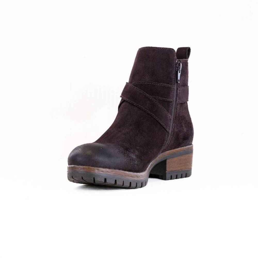 NEW SALVIA women's clara boots in cafe viz suede